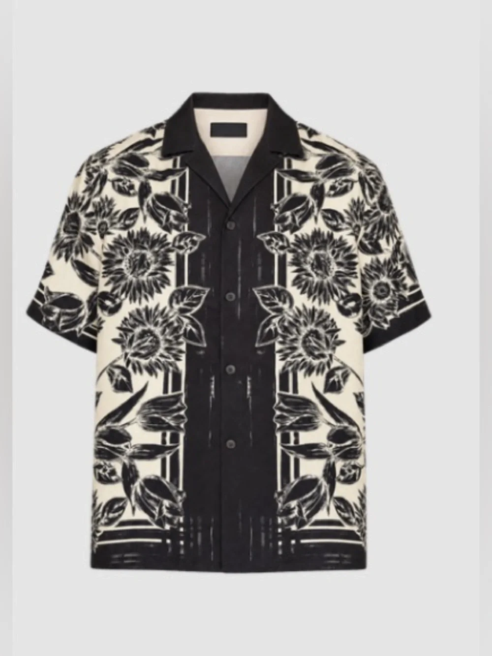 BANANA REPUBLIC STANDARD-FIT SILK RESORT SHIRT
